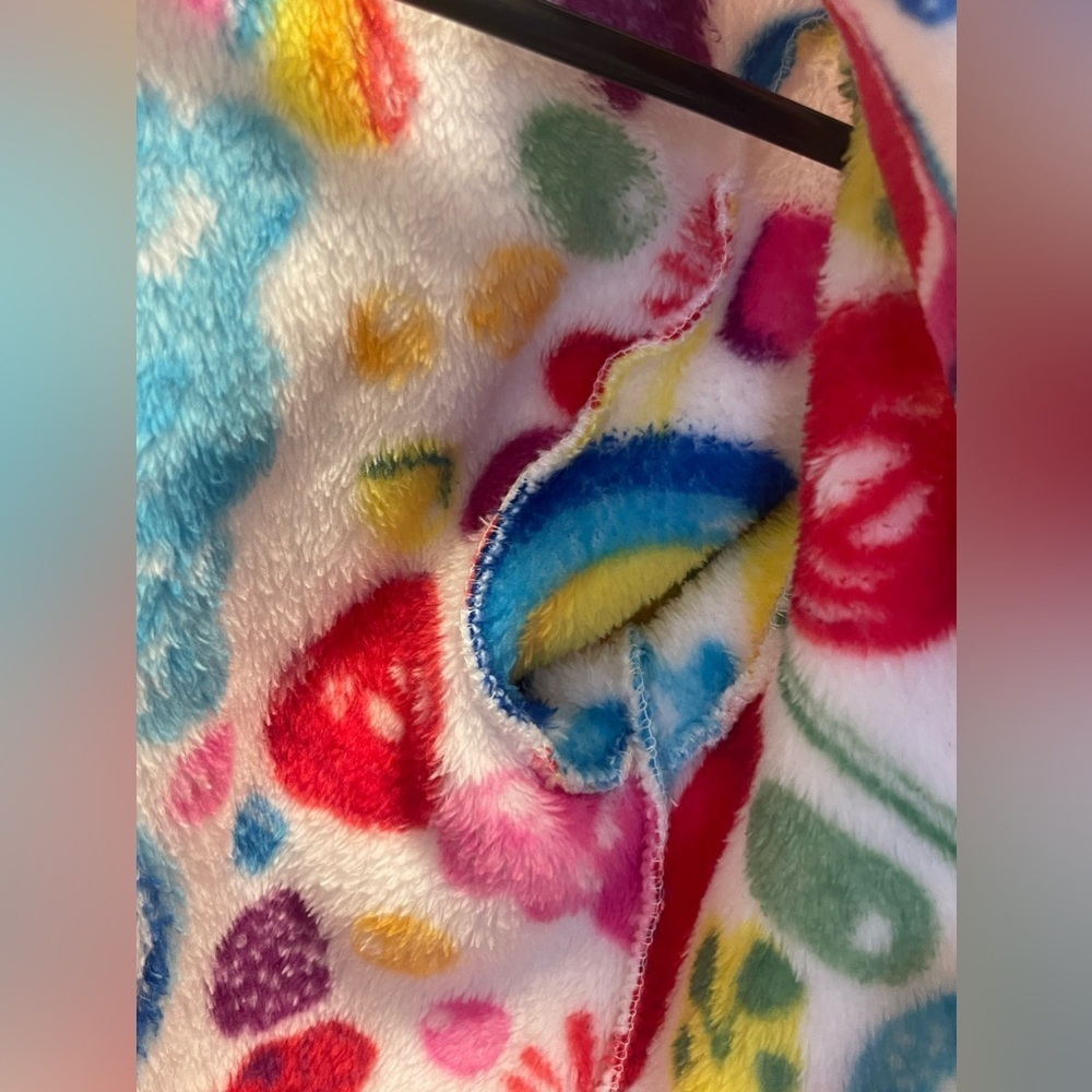Kids Dylans Candy Bar One Piece Fuzzy Pajamas - Picture 6 of 11